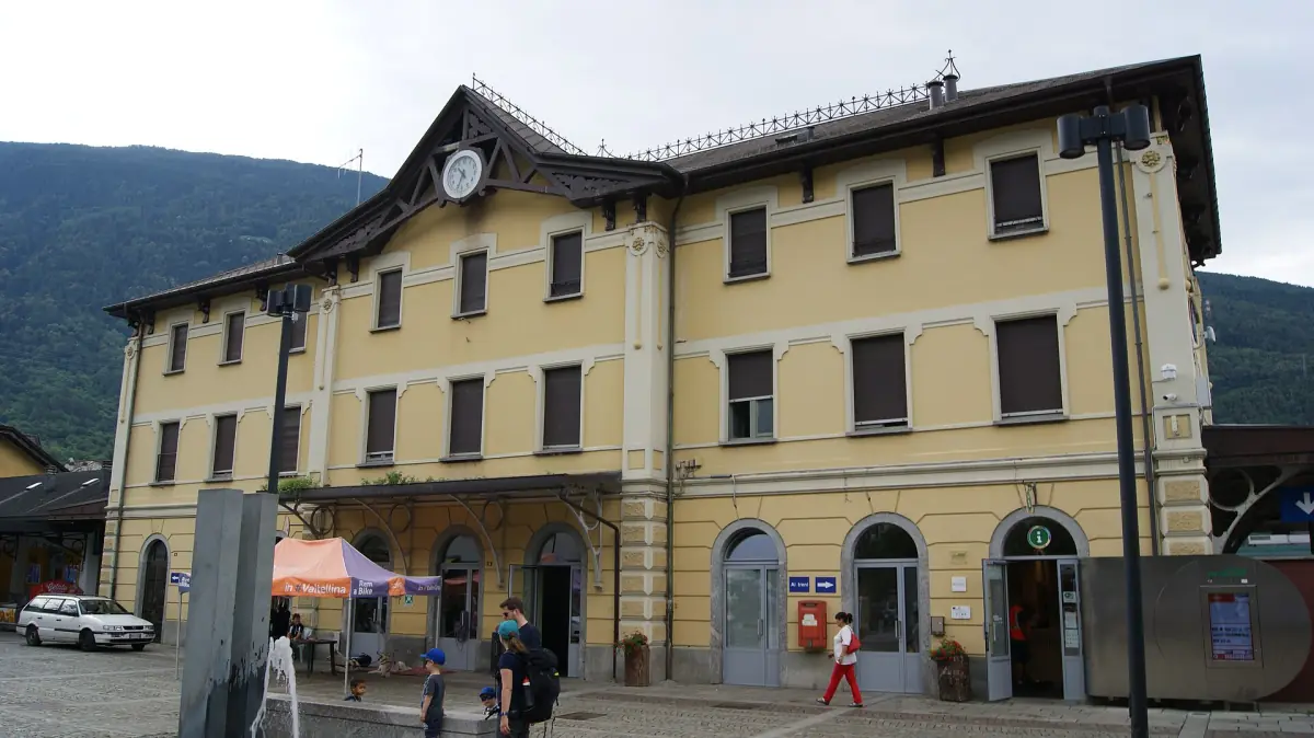 Der Trenord-Bahnhof in Tirano